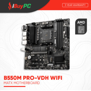 MSI B550M Pro-VDH WIFI mATX Motherboard | AM4