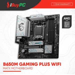 MSI B650M Gaming Plus WIFI mATX Motherboard | AM5