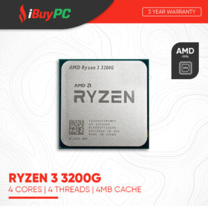 AMD Ryzen 3 3200G | 4 Cores, 4 Threads | AM4 (Tray)