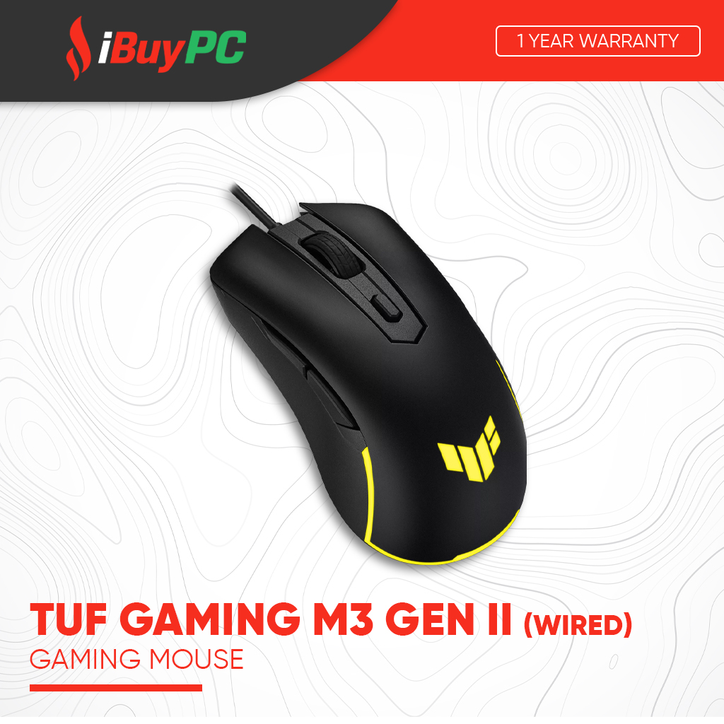 ASUS TUF Gaming M3 Gen II Wired RGB Gaming Mouse Image