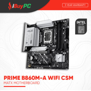 ASUS Prime B860M-A WIFI CSM mATX Motherboard | LGA1851 (Bulk Pack)