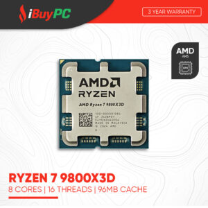 AMD Ryzen 7 9800X3D | 8 Cores, 16 Threads | AM5 (Tray)