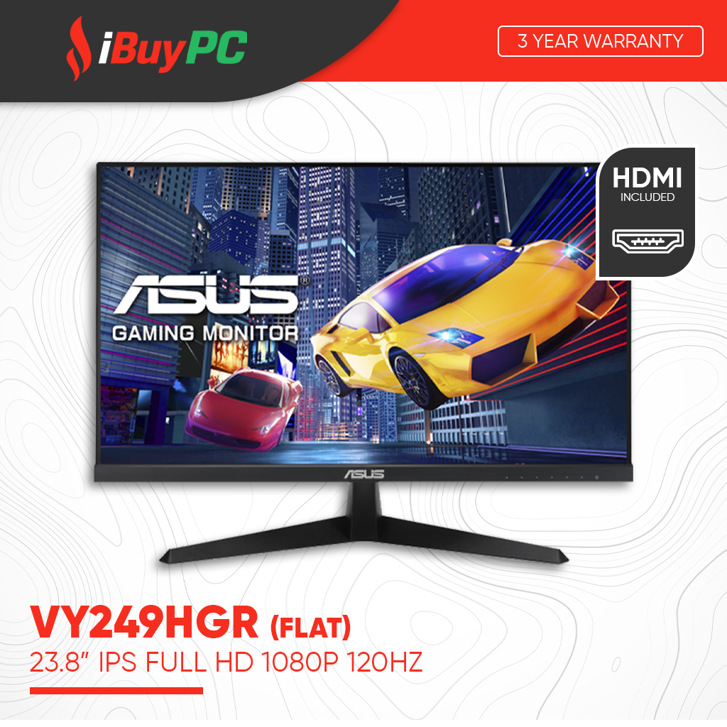 ASUS VY249HGR 23.8″ IPS FHD 1080P 120Hz 1ms Gaming Monitor Image
