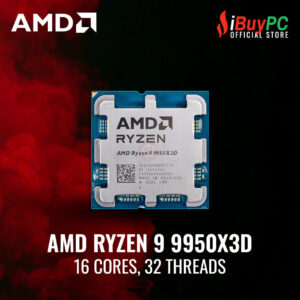 AMD RYZEN 9 9950X3D 16 CORES 12 THREADS 3D V-CACHE AM5