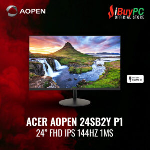 AOPEN 23.8" 24SB2YP1 144Hz 1080P FHD E2E IPS GAMING MONITOR