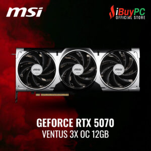 MSI GEFORCE RTX5070 12GB VENTUS 3X OC 12GB TRIPLE FAN GDDR7