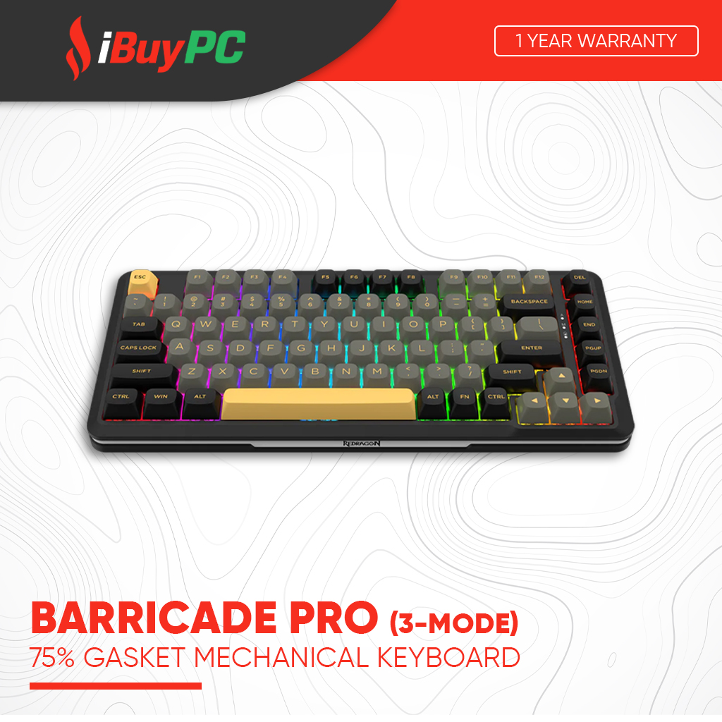 Redragon K738 Barricade Pro Gasket Mounted Hot-Swappable Mechanical Keyboard Image