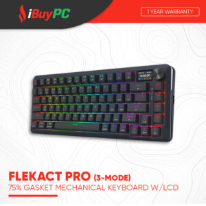 Redragon K708 Flekact Pro OLED Gasket Mounted Hot-Swappable Mechanical Keyboard