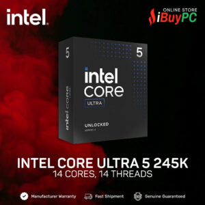 INTEL Core Ultra 5 245K | 14 Cores, 14 Threads | LGA1851 (Box Unit)