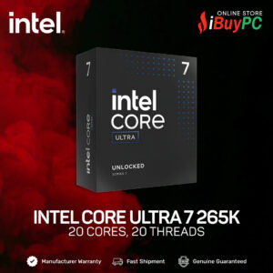 INTEL Core Ultra 7 265K | 20 Cores, 20 Threads | LGA1851 (Box Unit)