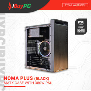 Slevcase Noma Plus mATX PC Case w/Slevnergy SE380 Power Supply