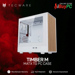 Tecware TIMBER M MATX Case - White
