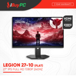 Lenovo Legion 27-10 27" IPS FHD 1080P 240Hz 0.5ms Gaming Monitor