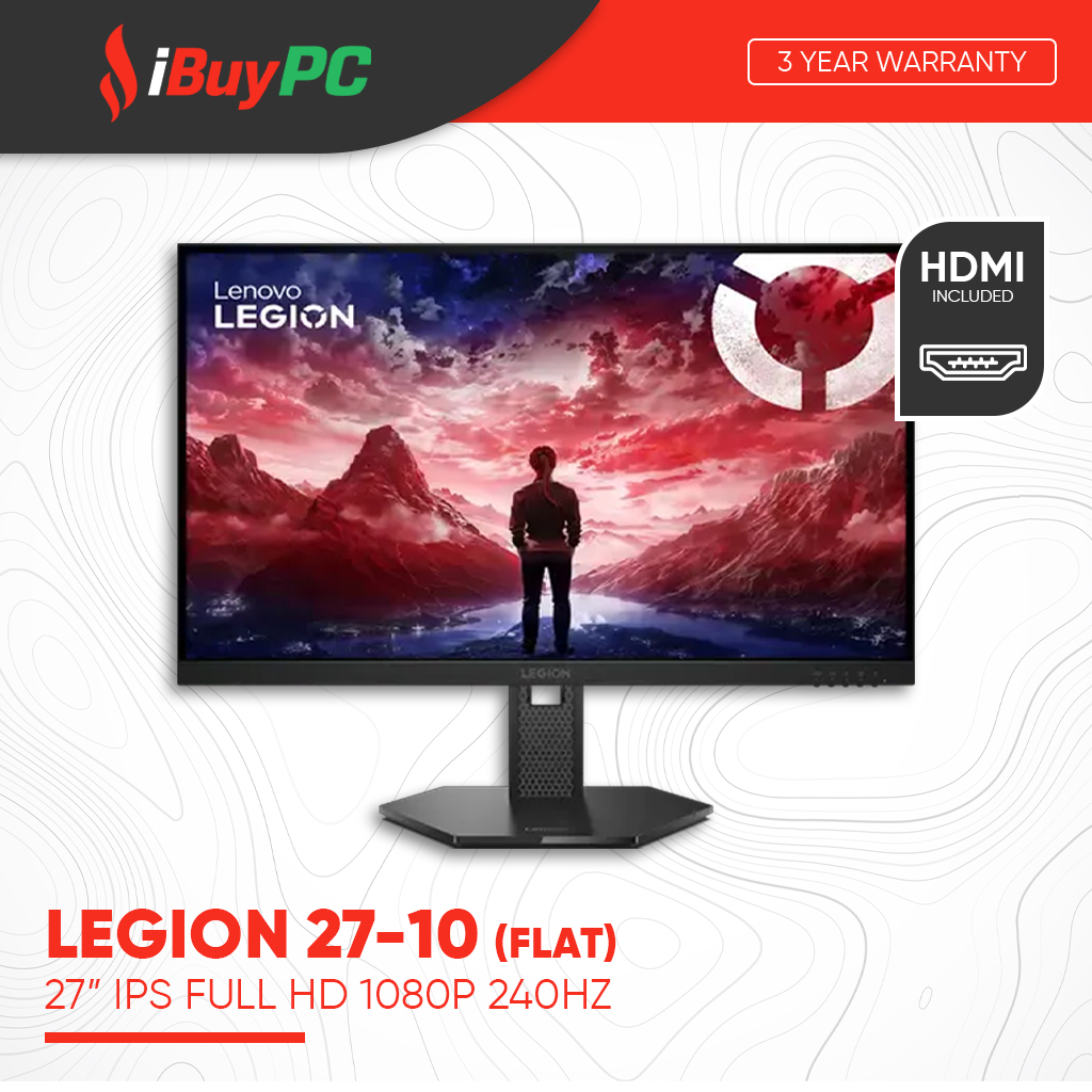 Lenovo Legion 27-10 27″ IPS FHD 1080P 240Hz 0.5ms Gaming Monitor Image