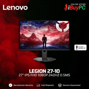 Lenovo Legion 27-10 27" IPS FHD 1080P 240Hz 0.5ms Gaming Monitor