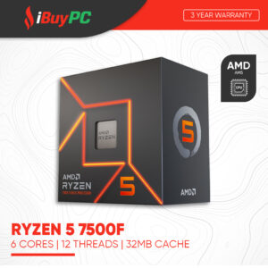 AMD Ryzen 5 7500F | 6 Cores, 12 Threads | AM5 (Box)