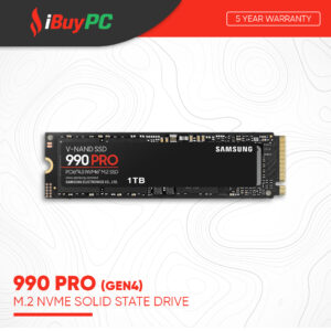 Samsung 990 Pro 1TB Gen4 NVMe SSD
