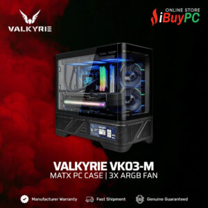 VALKYRIE VK03-M LCD mATX Case - Black
