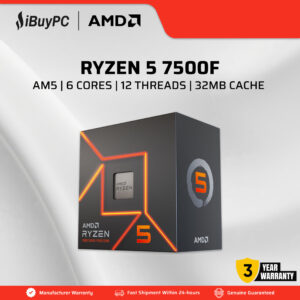 AMD Ryzen 5 7500F | 6 Cores, 12 Threads | AM5 (Box)