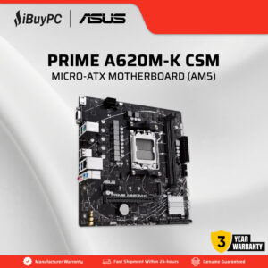 ASUS Prime A620M-K CSM mATX Motherboard | AM5