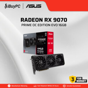 ASUS Prime Radeon RX 9070 EVO OC Edition 16GB GDDR7