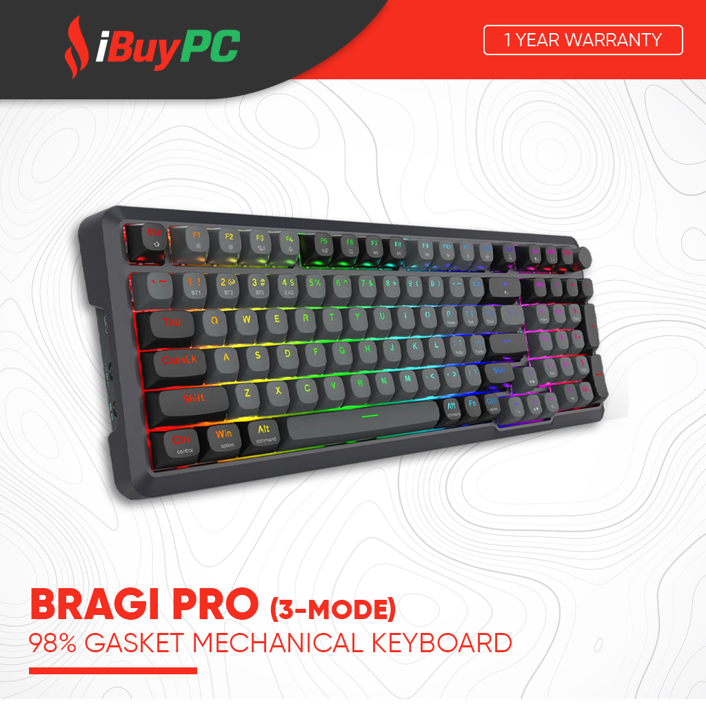 Redragon K688 Bragi Pro Gasket Mounted Hot-Swappable Mechanical Keyboard Image