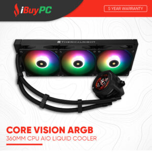 Thermalright Core Vision LCD ARGB 360mm AIO Liquid Cooler - Black