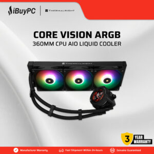 Thermalright Core Vision LCD 360 ARGB AIO Liquid Cooler (Black)