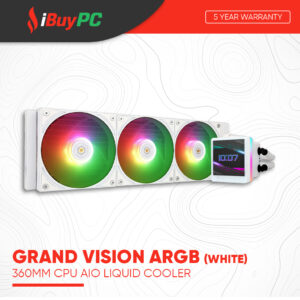 Thermalright Grand Vision ARGB 360mm AIO Liquid Cooler - White