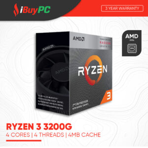 AMD Ryzen 3 3200G | 4 Cores, 4 Threads | AM4 (Box)