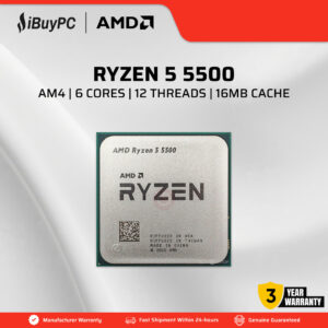 AMD Ryzen 5 5500 | 6 Cores, 12 Threads | AM4 (Tray Unit)