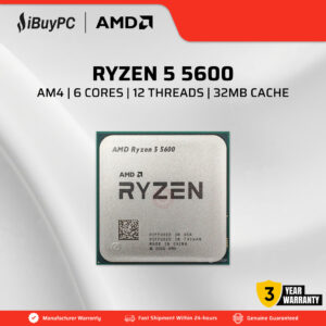 AMD Ryzen 5 5600 | 6 Cores, 12 Threads | AM4 (Tray Unit)