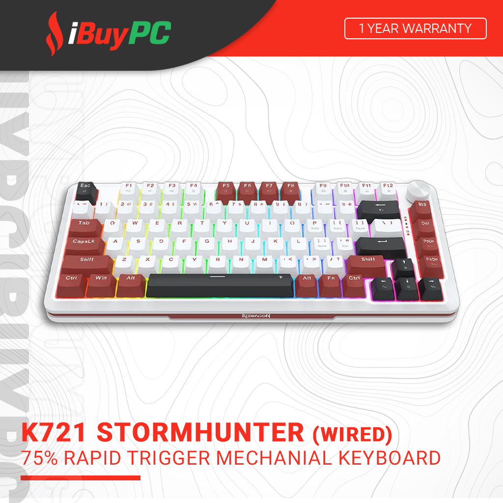 Redragon K721 Stormhunter Wired Rapid Trigger Magnetic Gaming Keyboard Image