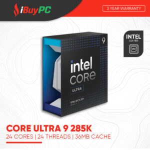 Intel Core Ultra 9 285K | 24 Cores, 24 Threads | LGA1851 (Box)