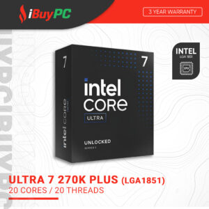 Intel Core Ultra 7 270K Plus | 24 Cores, 24 Threads | LGA1700 (Box)
