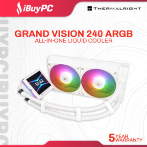 Thermalright Grand Vision ARGB 240mm AIO Liquid Cooler - White