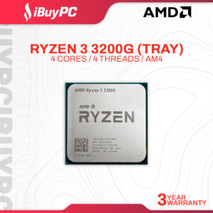 AMD Ryzen 3 3200G | 4 Cores, 4 Threads | AM4 (Tray)