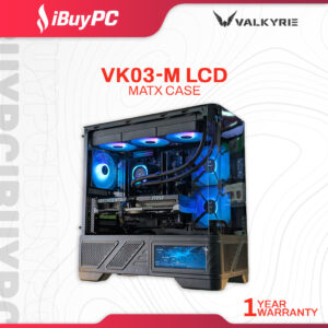 Valkyrie VK03-M LCD mATX Case - Black