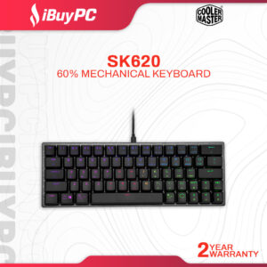 Cooler Master SK620 60% Low Profile Mechanical Keyboard - Blue Switches