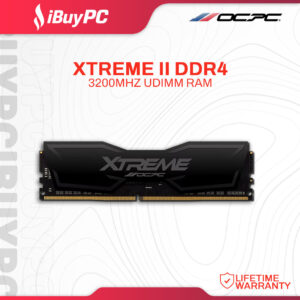 OCPC Xtreme II DDR4 16GB 3200MT/s CL16 UDIMM RAM - Black