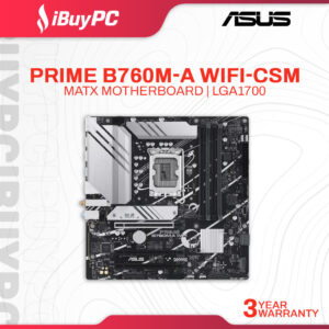 ASUS Prime B760M-A WIFI-CSM mATX Motherboard | LGA1700