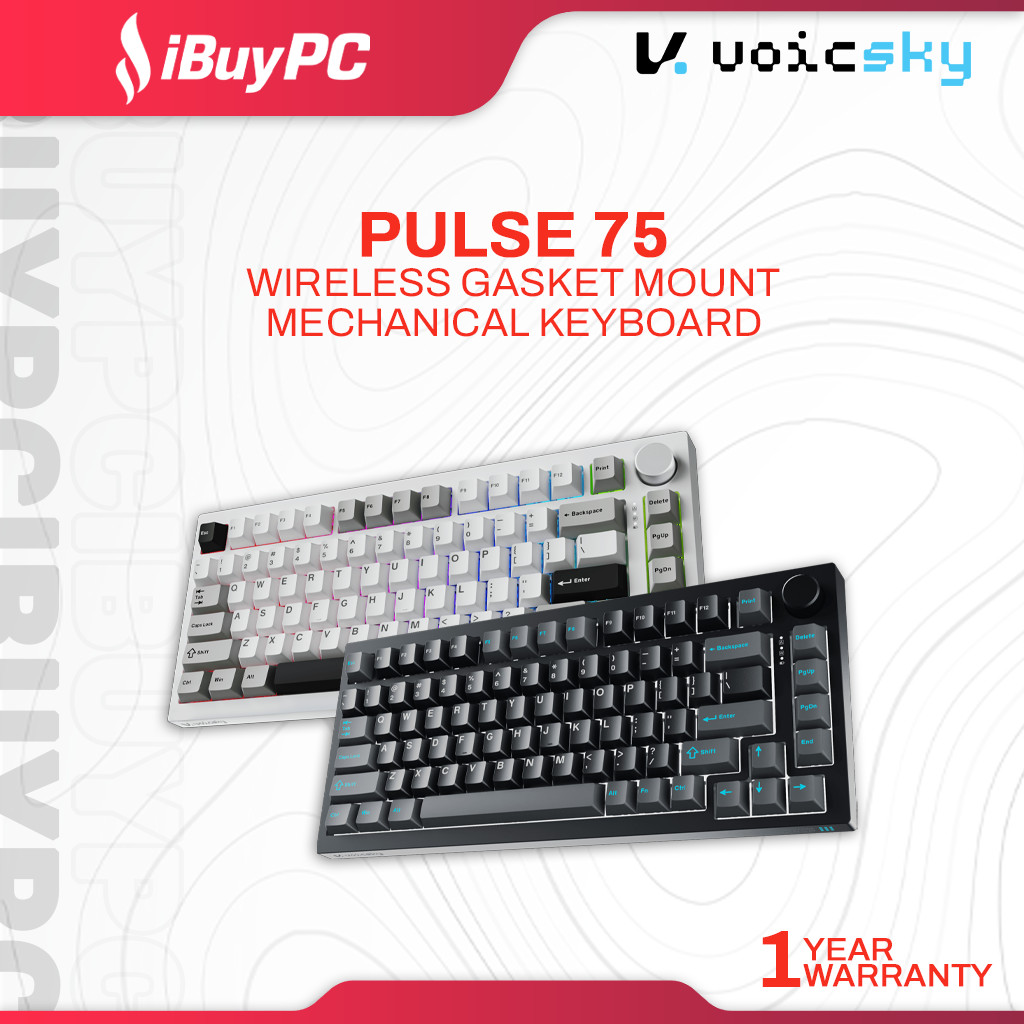 VOICSKY PULSE 75 Wireless Mechanical Keyboard ( Dark / Carbon) Image