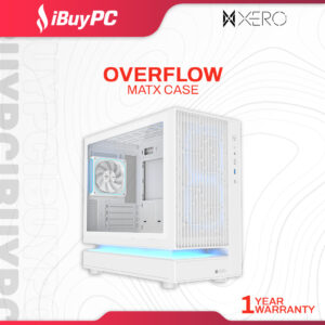 Xero Overflow Dual Chamber mATX Case - White