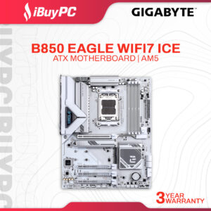 Gigabyte B850 Eagle WIFI7 Ice ATX Motherboard | AM5