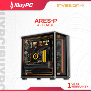Invasion+ Ares-P ATX Case – Black