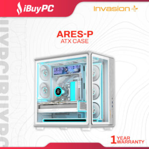 Invasion+ Ares-P ATX Case – White