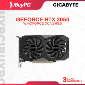 Gigabyte GeForce RTX 3050 WindForce OC V2 6GB GDDR6