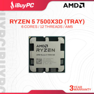 AMD Ryzen 5 7500X3D | 6 Cores, 12 Threads | AM5 (Tray)
