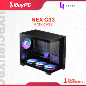 Xeron Nex C33 mATX Case – Black