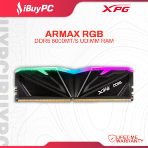 XPG ARMAX RGB DDR5 16GB 6000MT/s CL30 UDIMM RAM